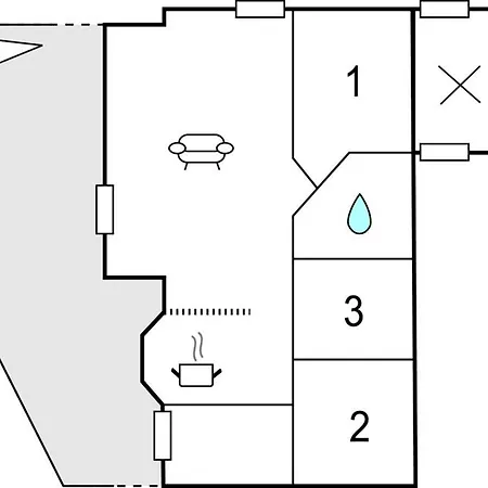 Three-bedroom In 別荘 フ ァボルグ
